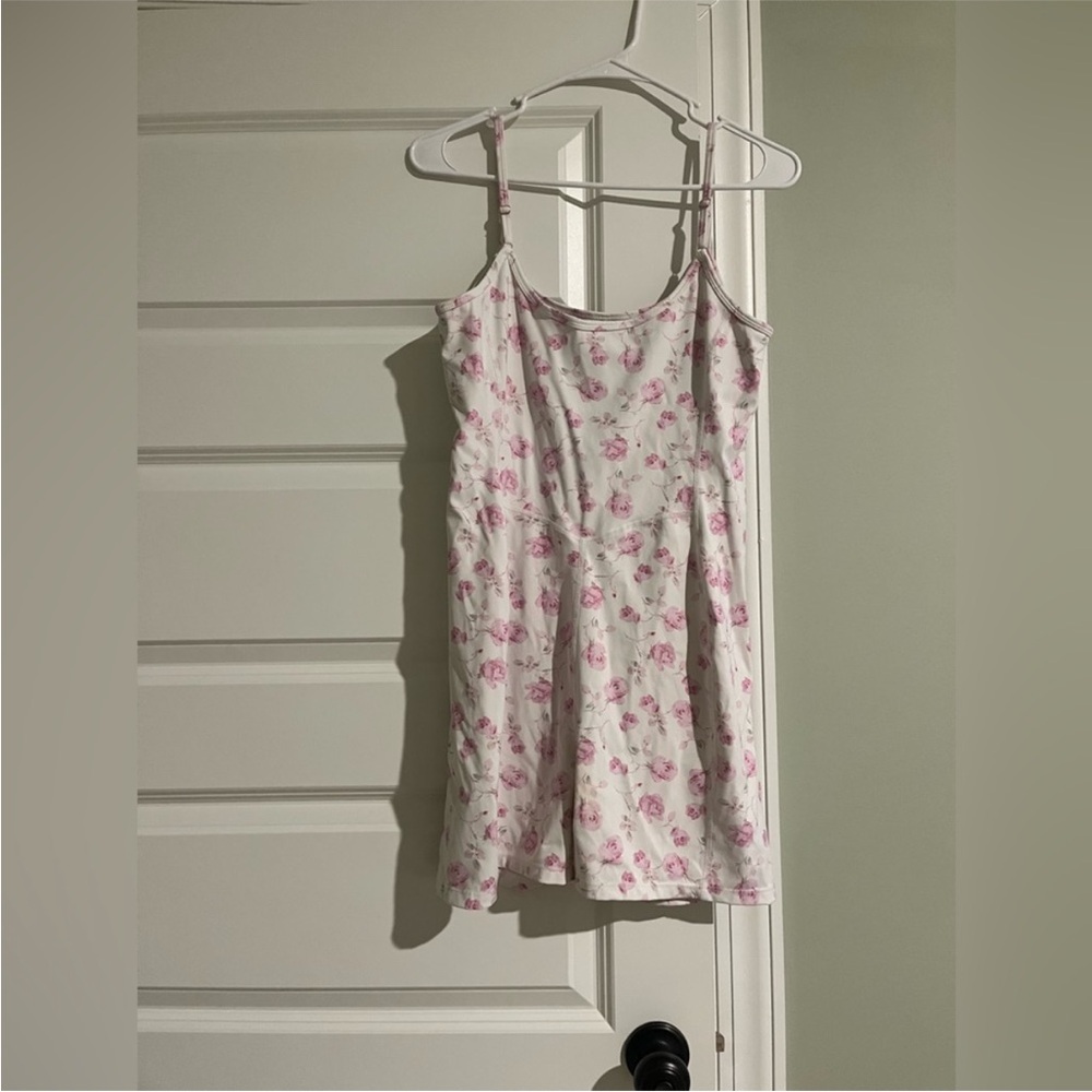 LoveShackFancy workout rose Atticus romper size large - Picture 5 of 6